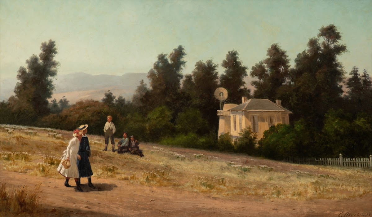 Schoolchildren in Marin California 1885
