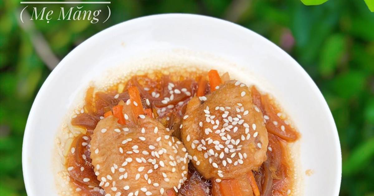 Cánh Gà Rau Củ Sốt Tương