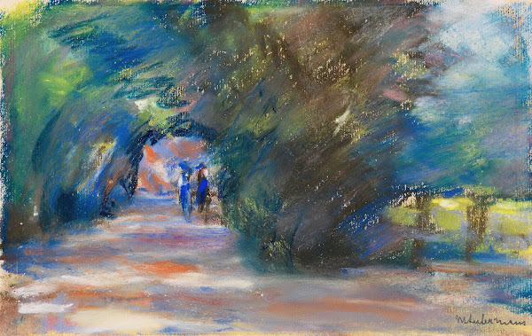 Allee mit zwei Reitern 1911