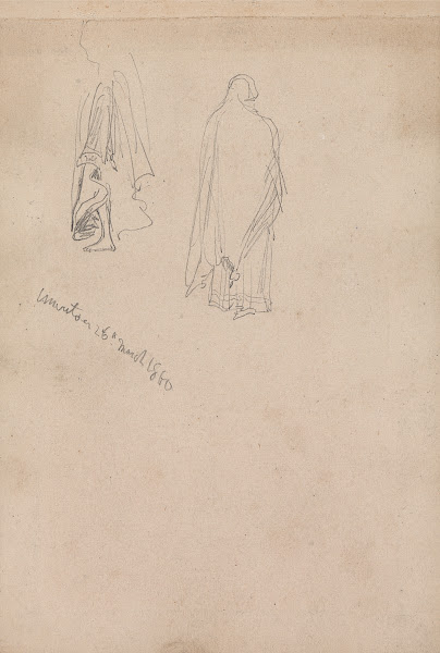 Sketch of Two Female Figures Amritsar 26 March 1860 1860