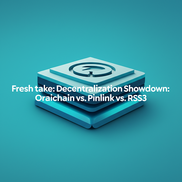 Fresh take: Decentralization Showdown: Oraichain vs. Pinlink vs. RSS3