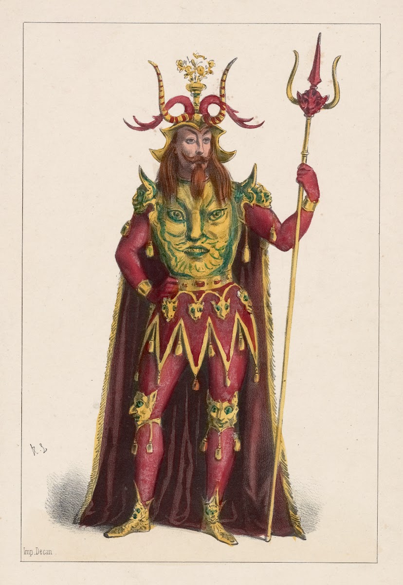 Améline rôle de Satan dans La poule aux oeufs dor 1840 1849