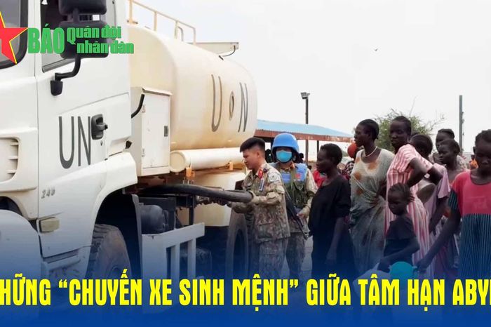 Những 'chuyến xe sinh mệnh' giữa tâm hạn Abyei - Báo Quân Đội Nhân Dân