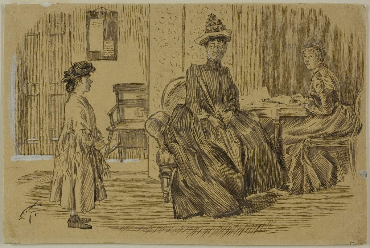 At the Employment Office 1870 91