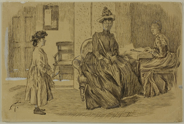 At the Employment Office 1870 91