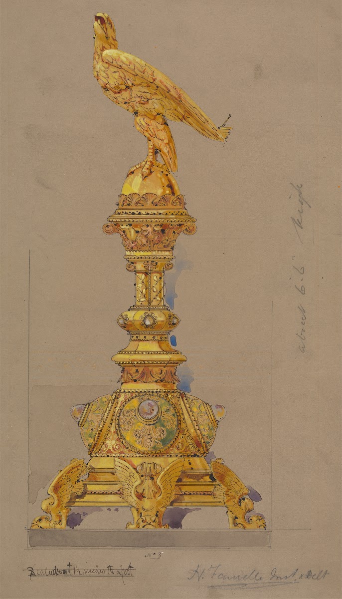 Designs executed for Jones and Willis metal and wood workers and church furnitur