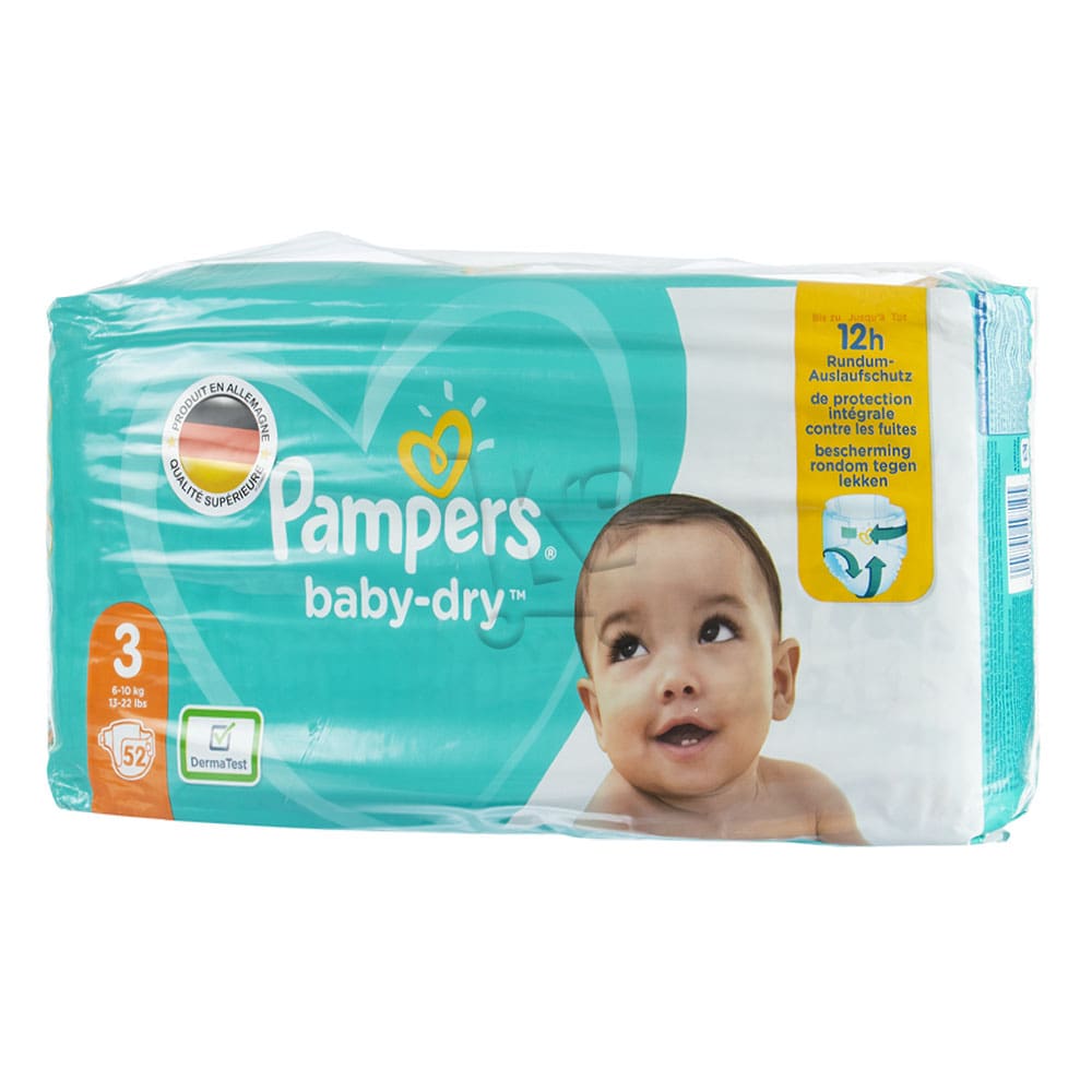 COUCHE PAMPERS N°3  4-9 KG