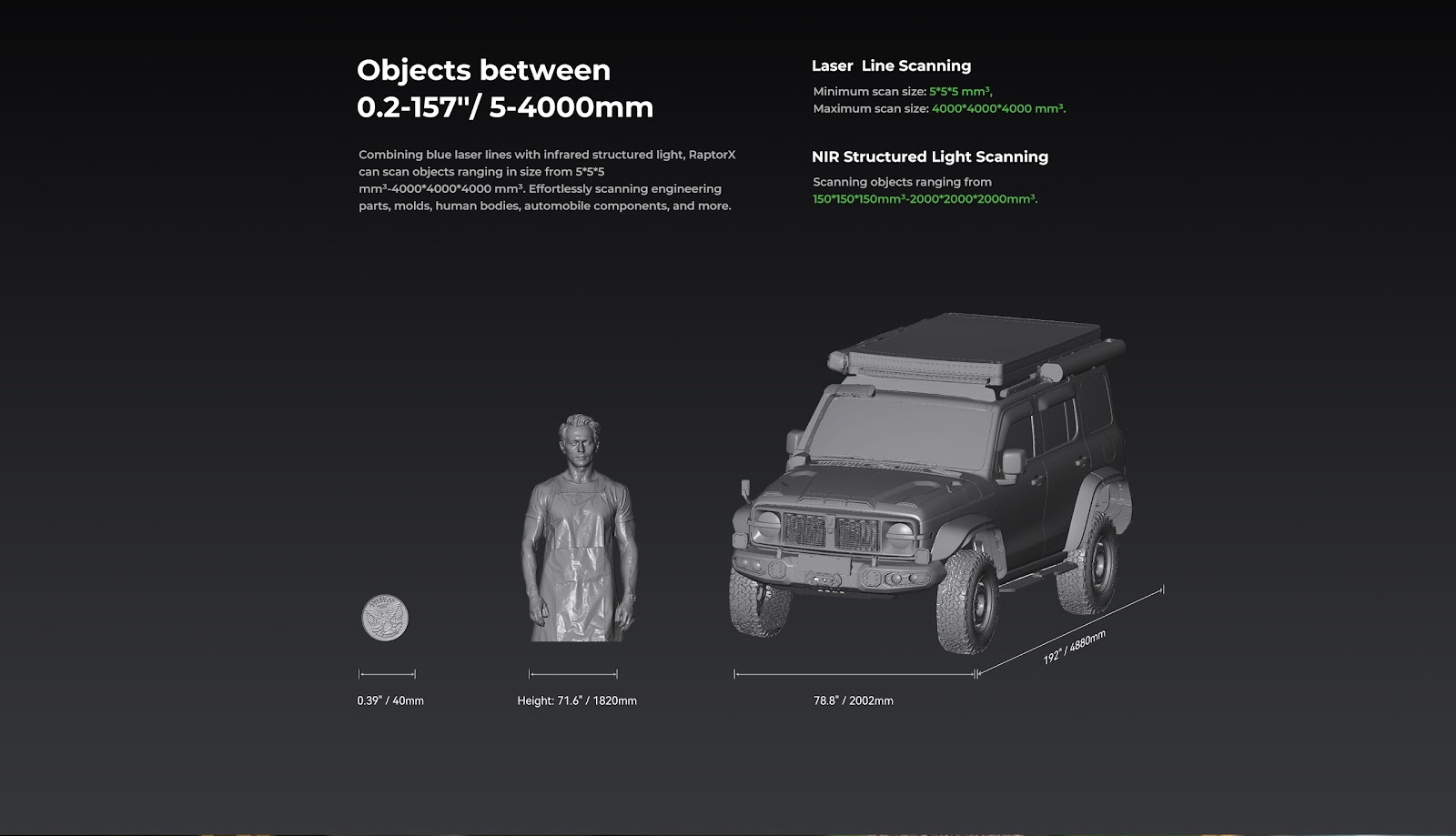 Creality CR-Scan Raptor X 3D Scanner