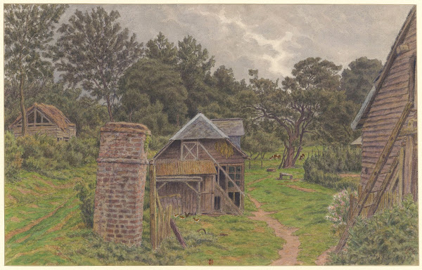 Auffay entrée de ferme à Auffay 1927