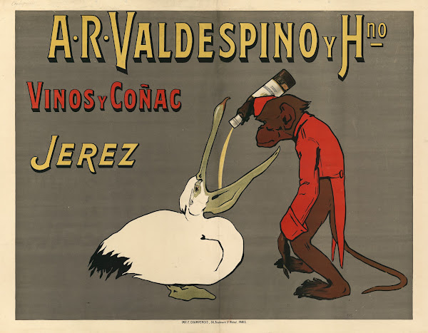 AR Valdespino y Hno Vinos y coñac Jerez 1913