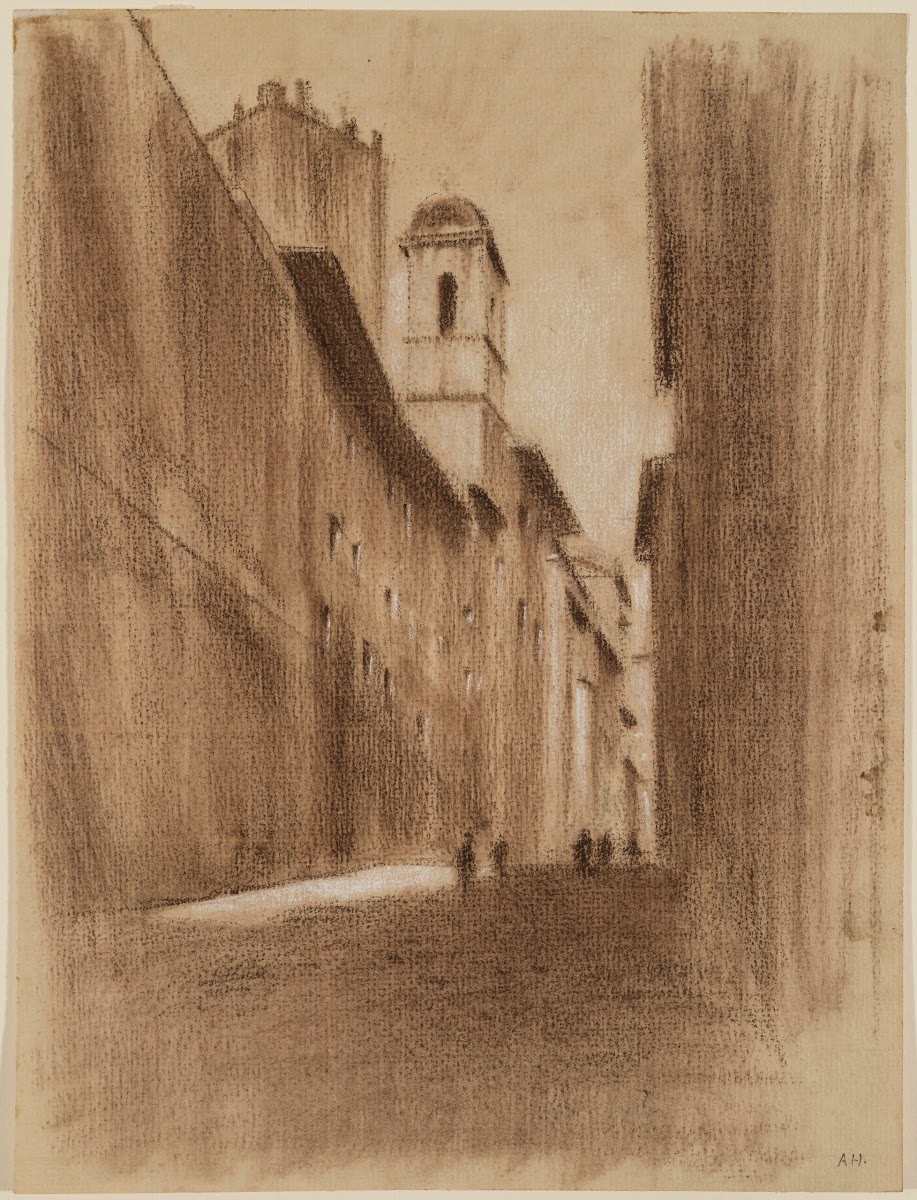Gasse Salita del Grillo in Rom 1910