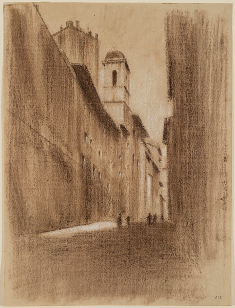 Gasse Salita del Grillo in Rom 1910