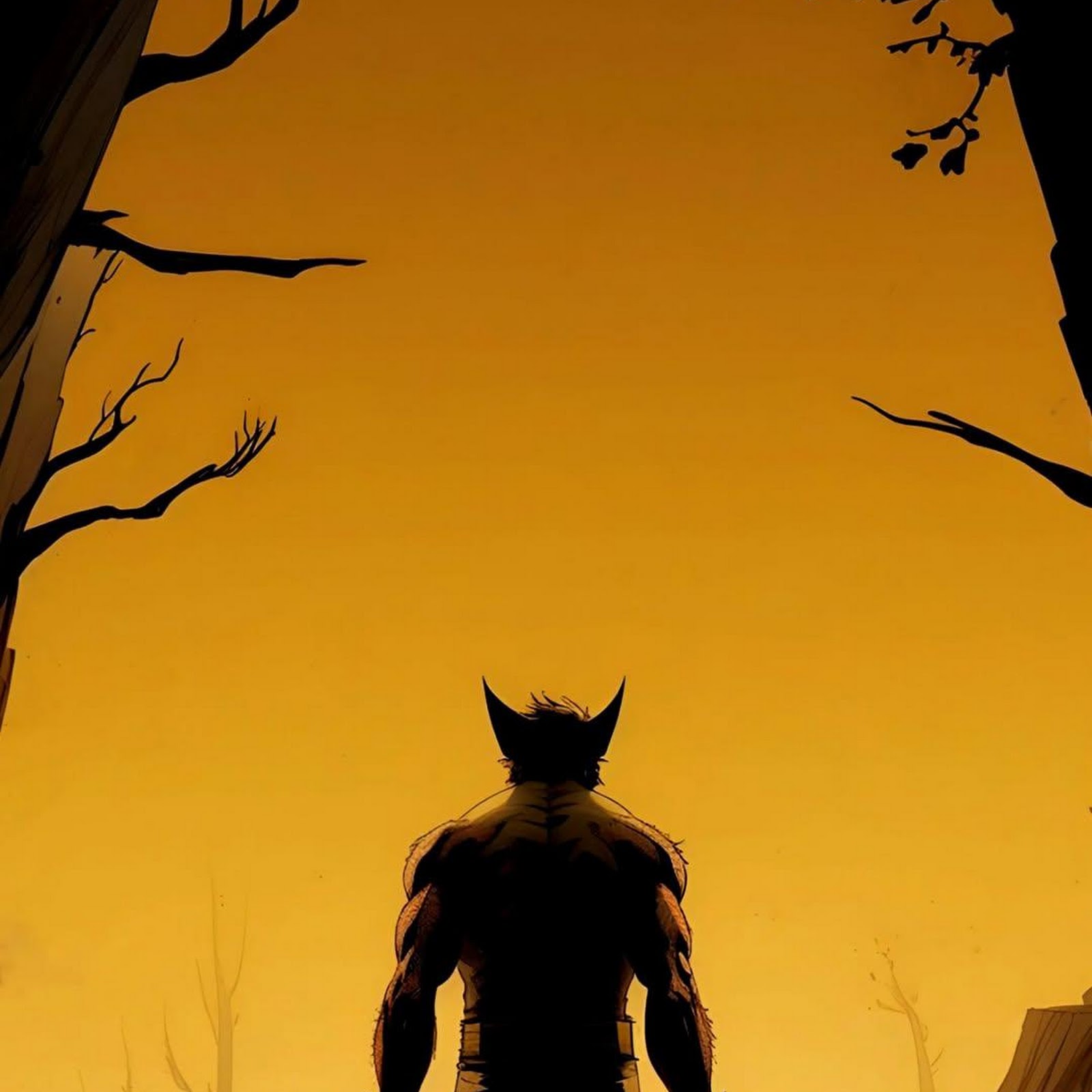 Download Wolverine, X-Men, Marvel Comics, Superhero Full HD iPhone