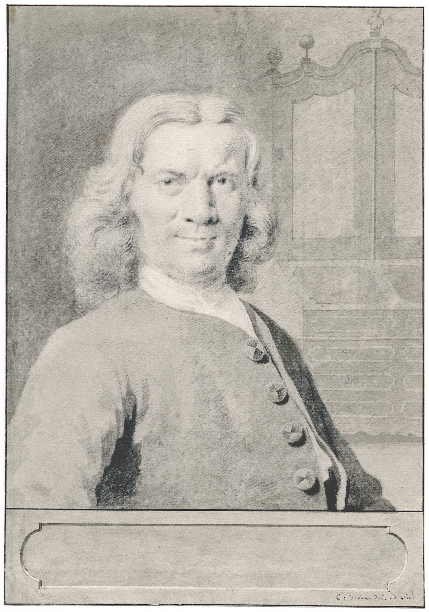 Portrait of the historian Simon Eikelenberg
