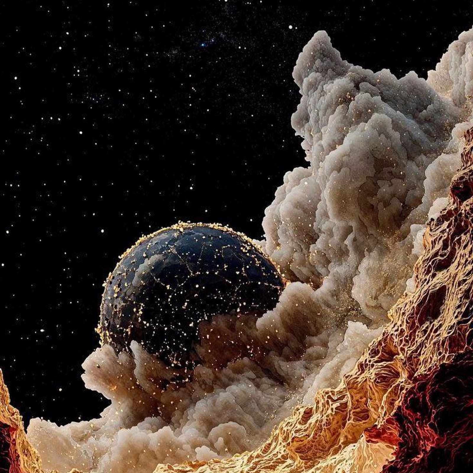 Download Cosmic Sphere in Nebulous Canyon iPhone