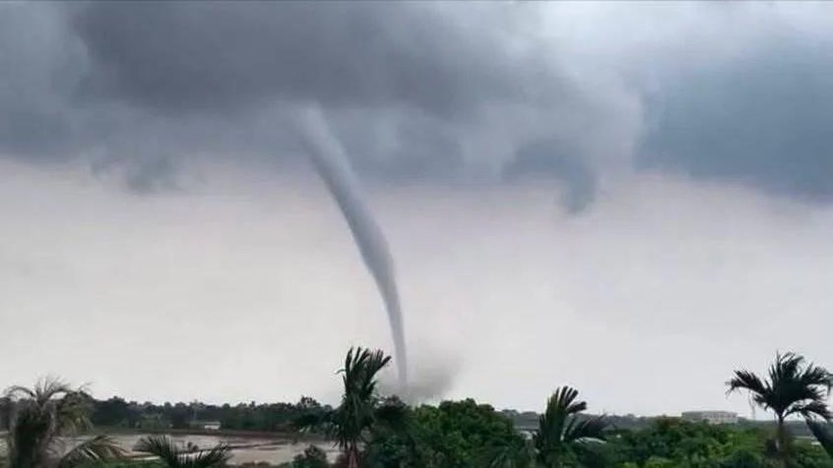 Xuất hiện vòi rồng ở Hưng Yên, chưa ghi nhận thiệt hại - Báo Sài Gòn Giải Phóng