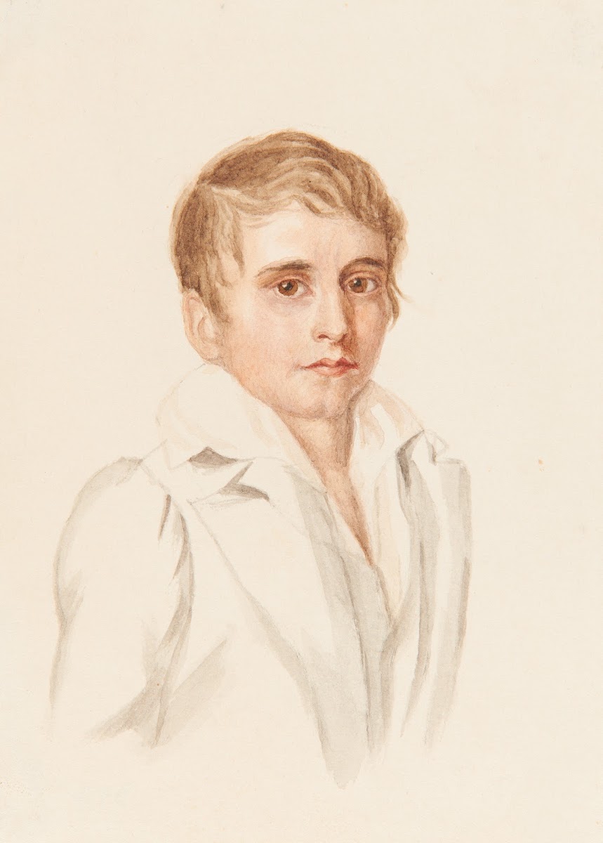 Buste dun jeune homme 1820
