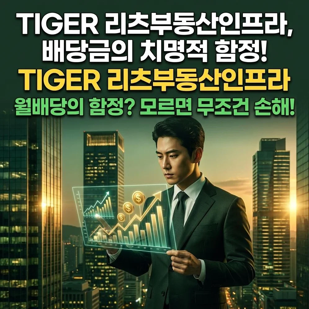 TIGER 리츠부동산인프라, 배당금만 보고 샀다간 '강제 존버' 당하는 결정적 이유
