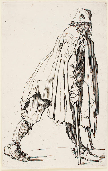 The Beggar on Crutches Wearing a Hat 1622