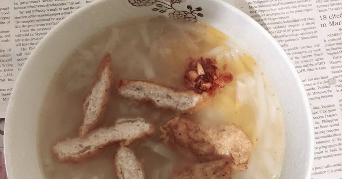 Bánh Canh chả cá nhà làm..