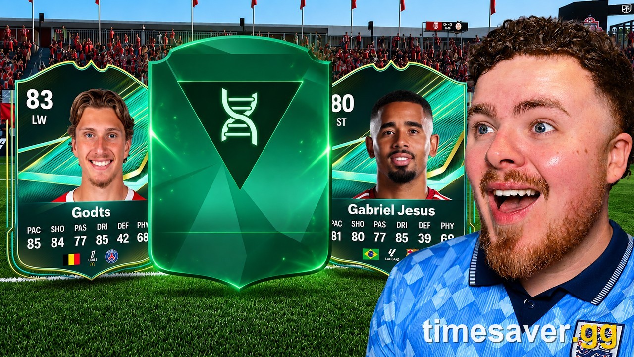FC 27 first evolutions — Godts 83 LW and Gabriel Jesus 80 ST evolved cards