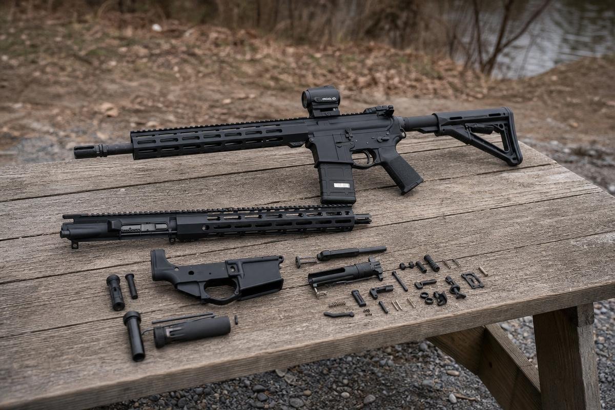 complete AR-15 rifle vs build options for beginners