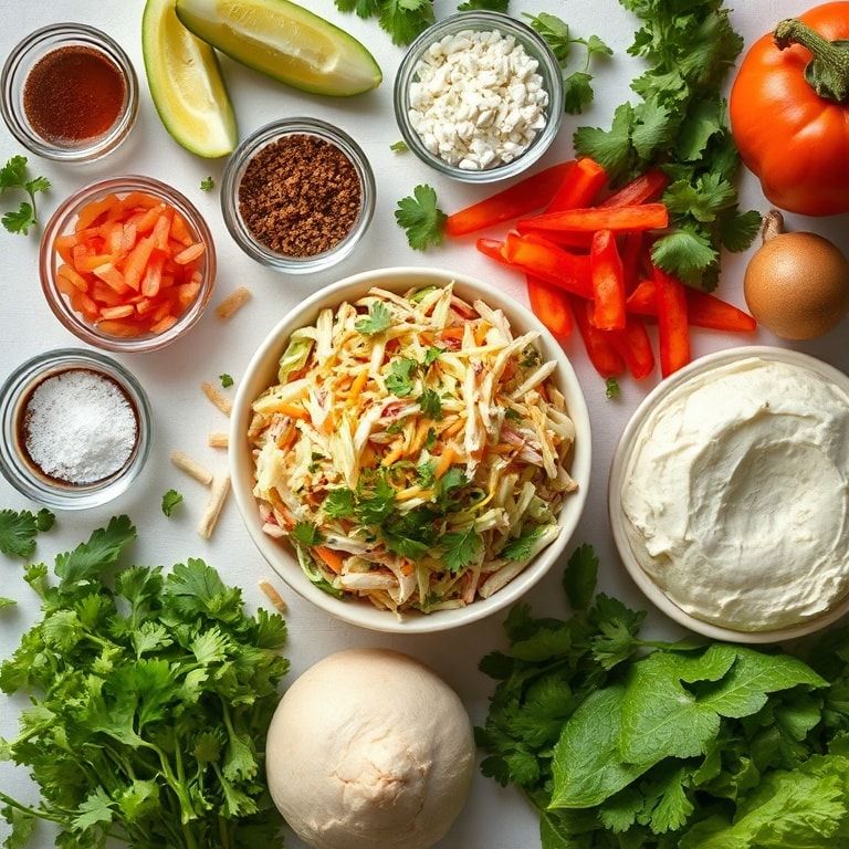Ingredients for Zesty Mexican Coleslaw That’ll Spice Up Any Meal - Quick Homemade Side