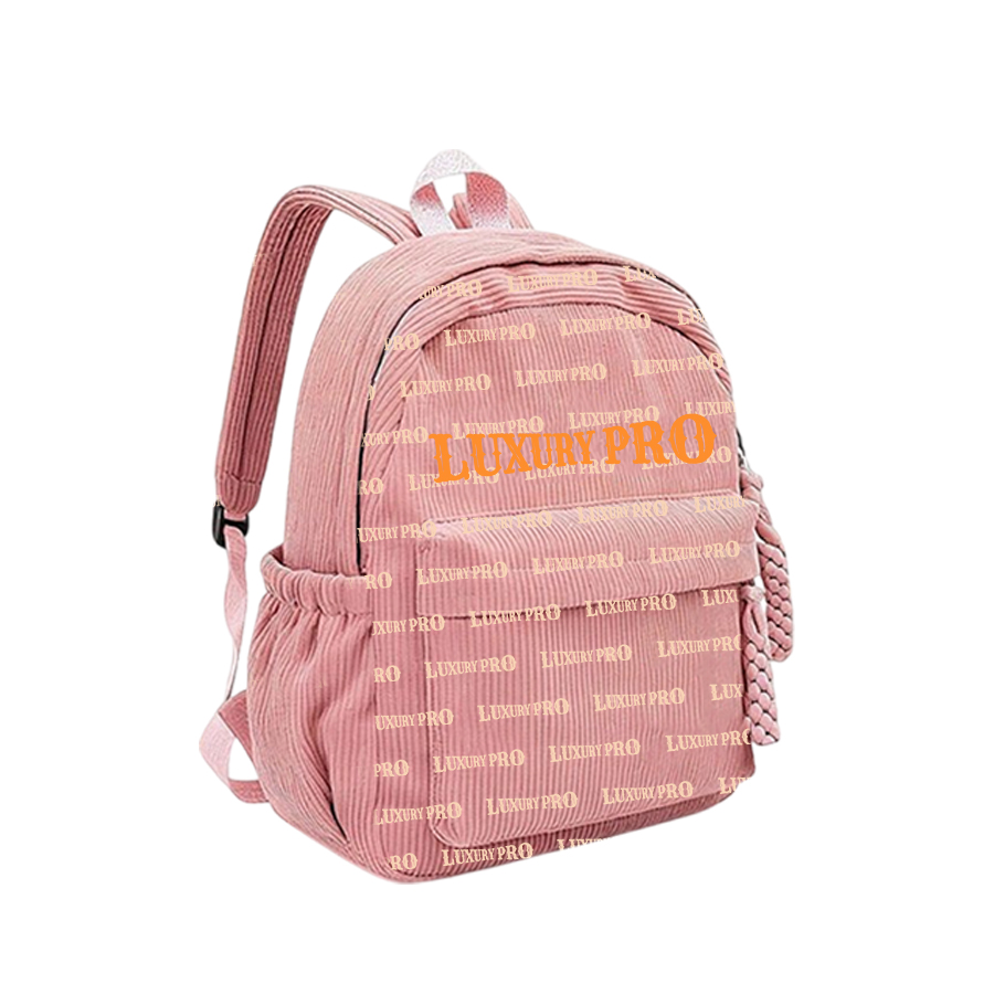 Hand embroidered corduroy children's backpack