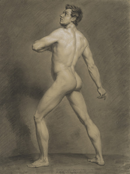 Standing male nude 1837