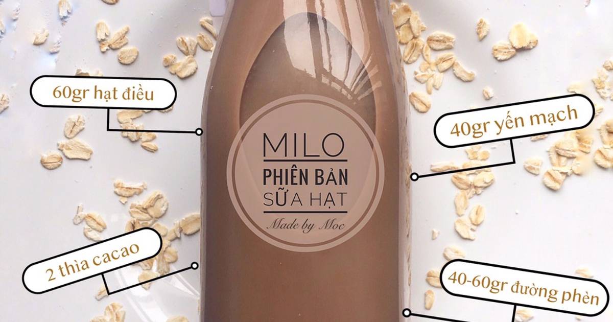 Milo phiên bản sữa hạt