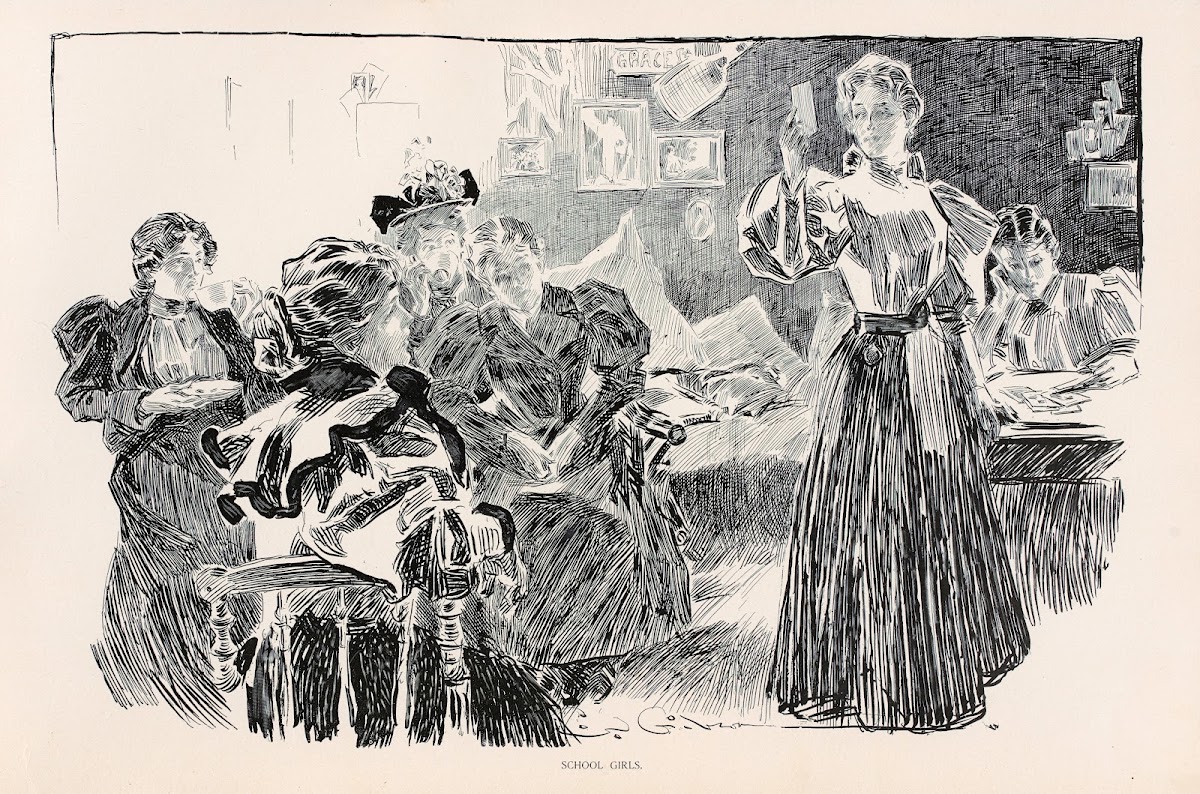 School girls 1896