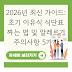 2026년 최신 가이드: 초기 이유식 식단표 짜는 법 및 알레르기 주의사항 5가지