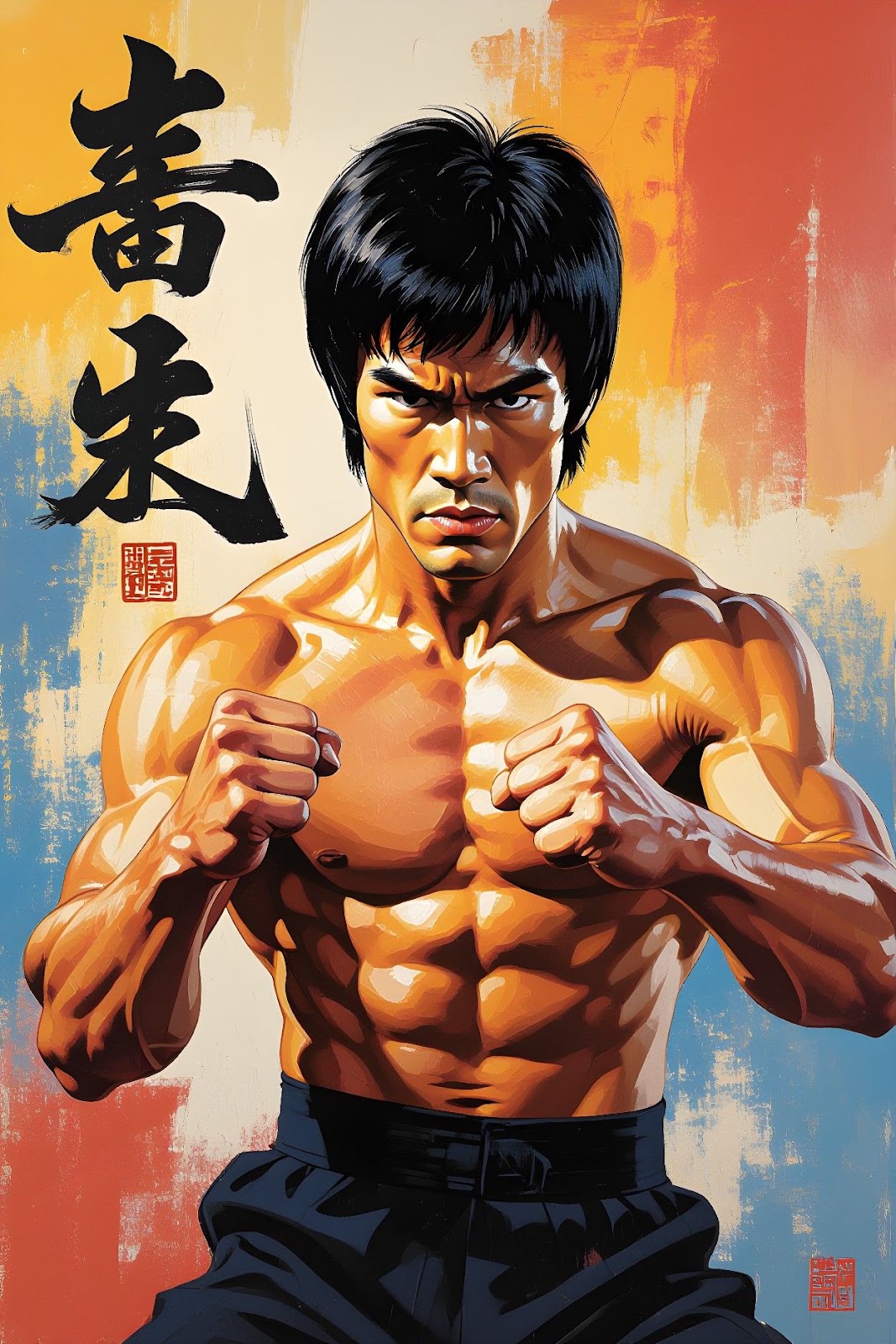 Bruce Lee Digital Art Picture