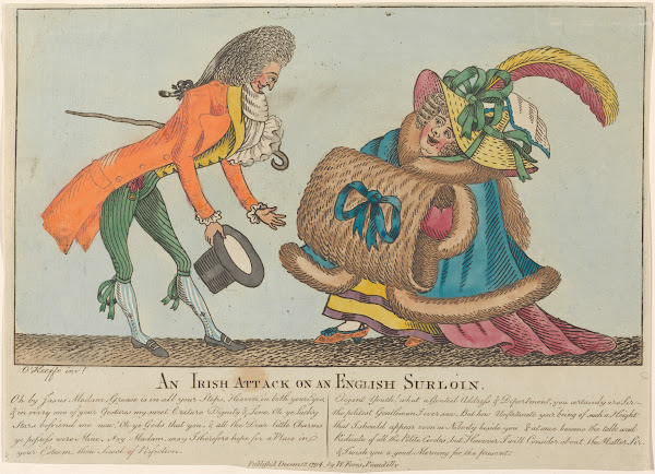 An Irish Attack on an English Surloin 1794