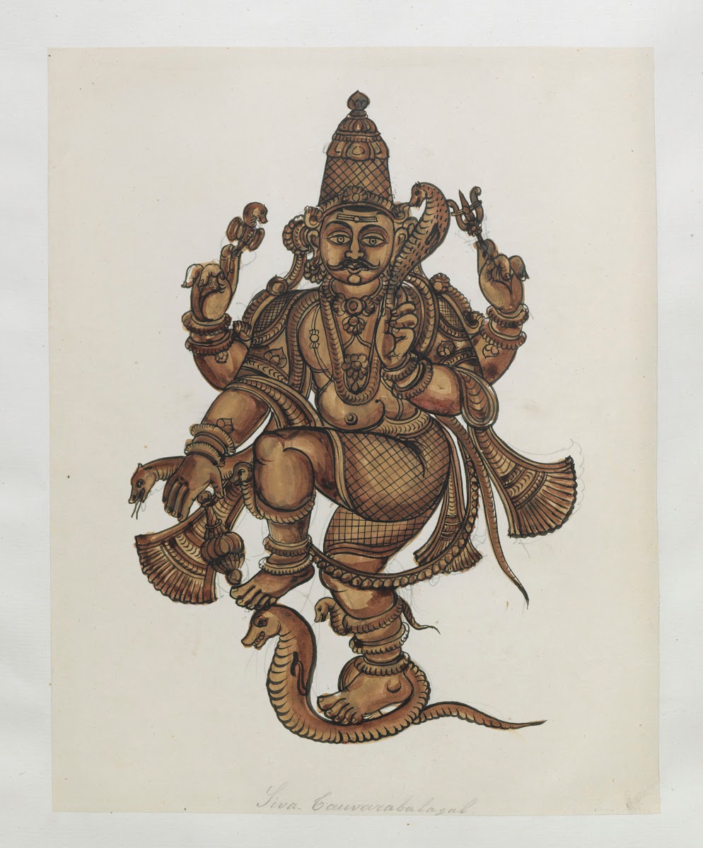 Paintings from the Chidambaram Shrine Pl022 1820 1830