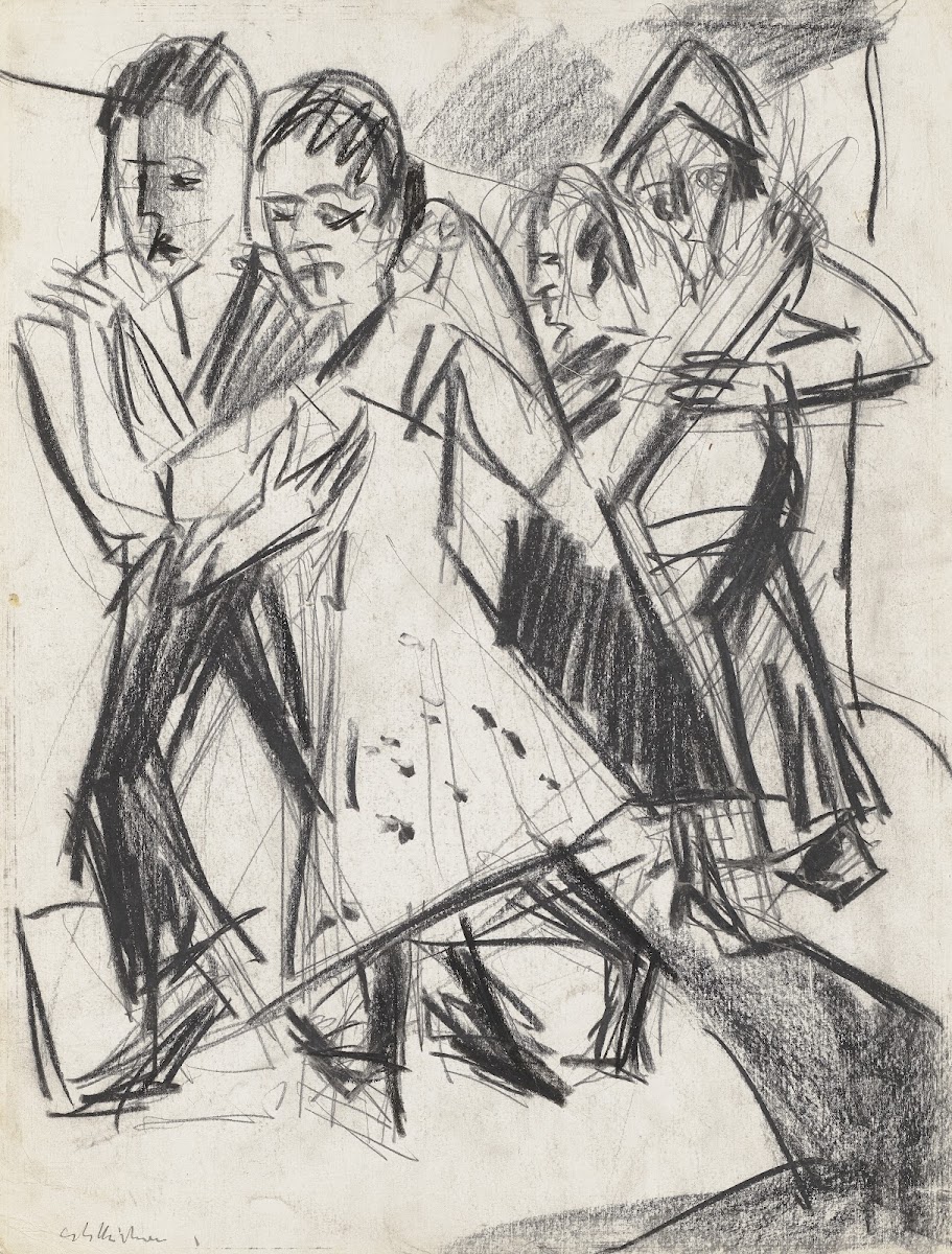 Tanzende Bauern 1920