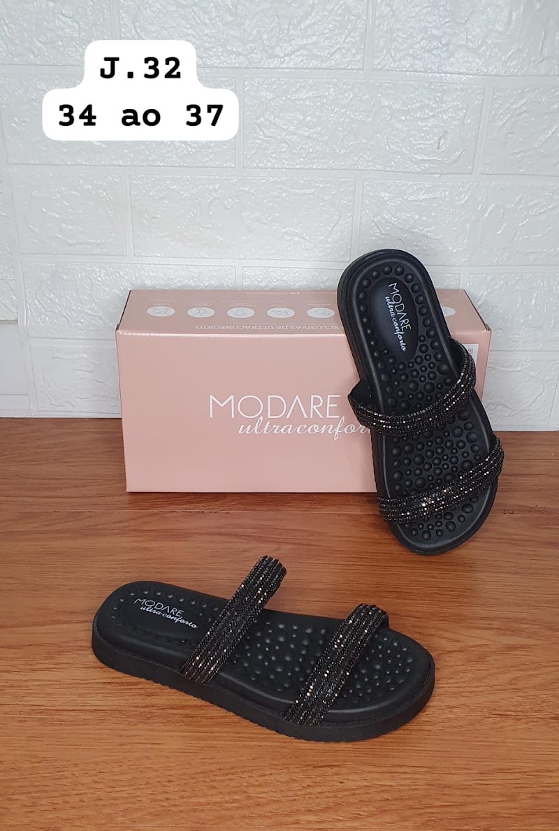 Sandalia chata con tiras de strass · foto 3
