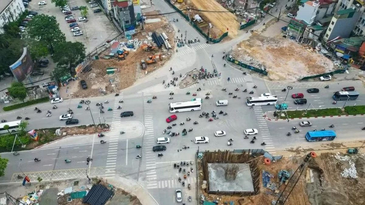Điều chỉnh giao thông nút giao La Thành - Nguyễn Chí Thanh - Đài Phát thanh và truyền hình Hà Nội