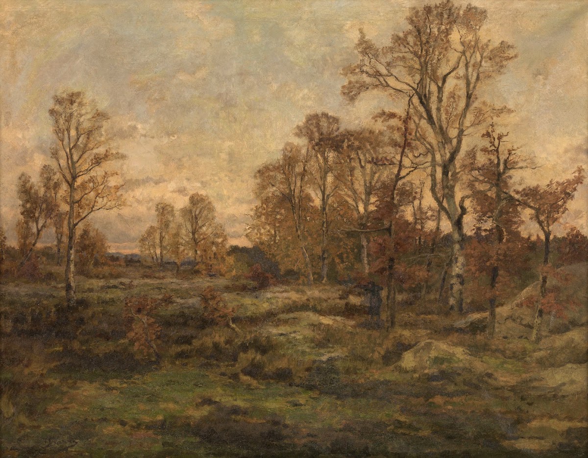 The Forest of Fontainebleau  Autumn Evening
