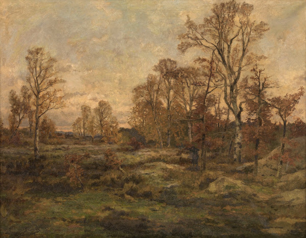 The Forest of Fontainebleau  Autumn Evening