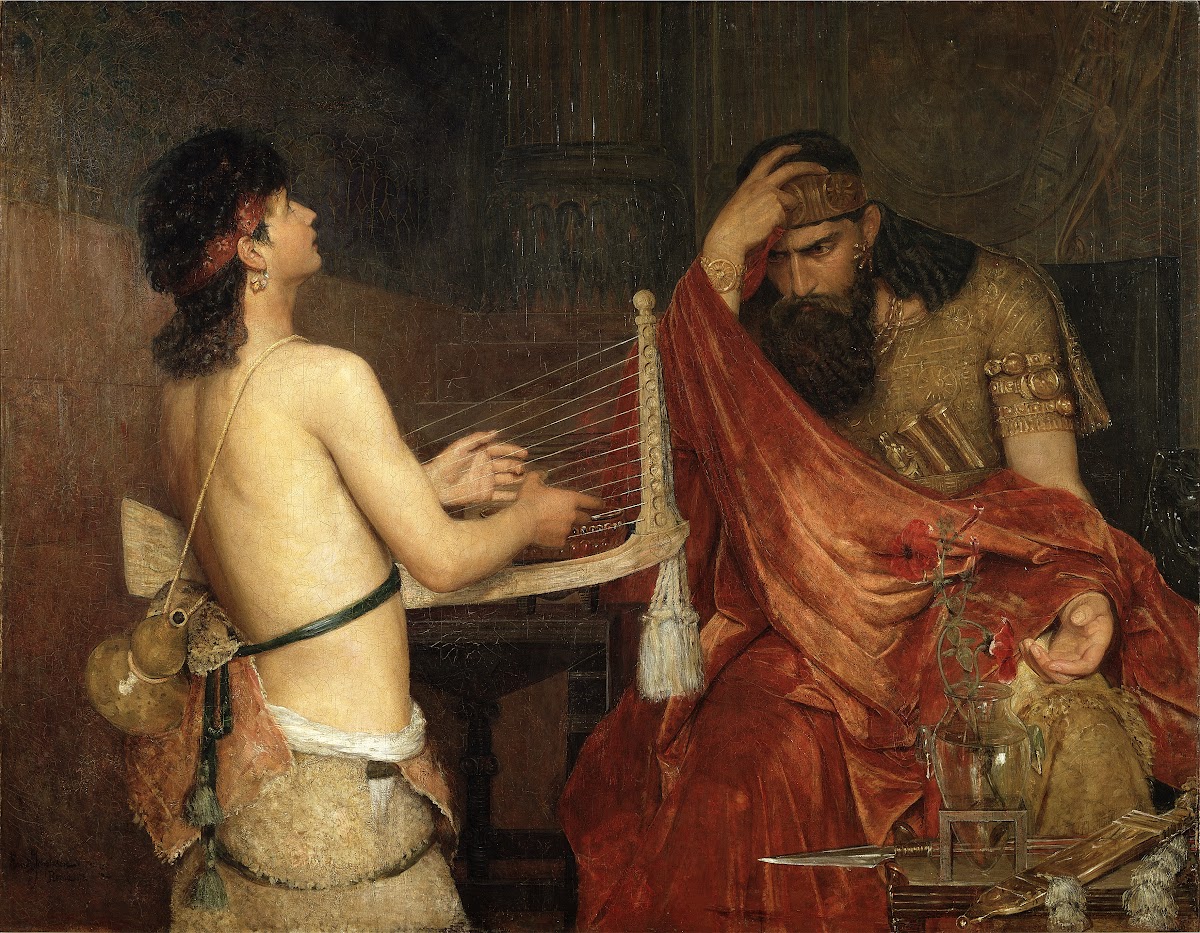 David and Saul 1878