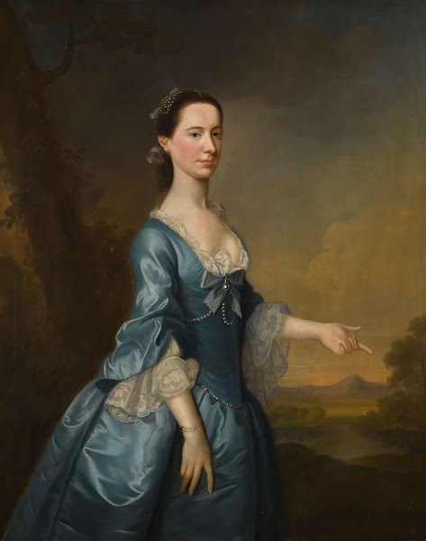 Portrait of Mrs Hannah Maria EdmundsNée Offley 1757