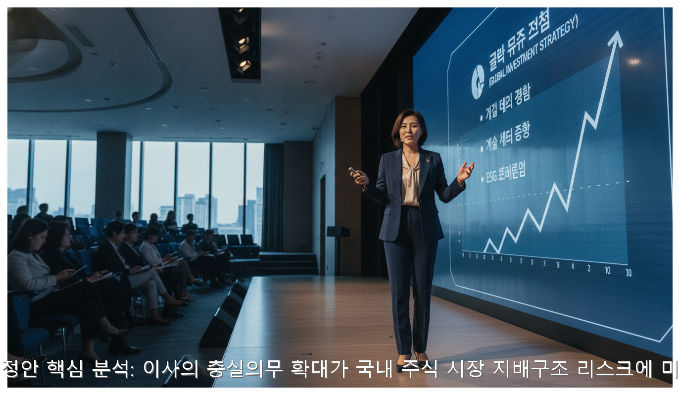 K-상법 개정안 핵심 분석: 이사의 충실의무 확대가 국내 주식 시장 지배구조 리스크에 미치는 영향 핵심 안내 및 분석 인포그래픽 (8)