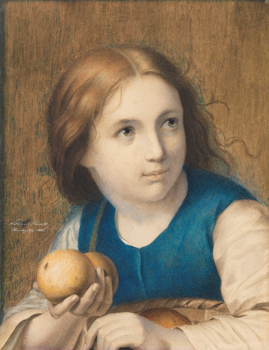 Die kleine Apfelverkäuferin 1862