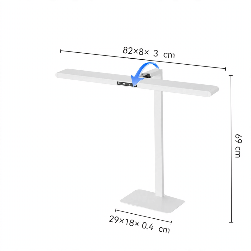 Augenschonende LED-Schreibtischlampe mit Vollspektrum
