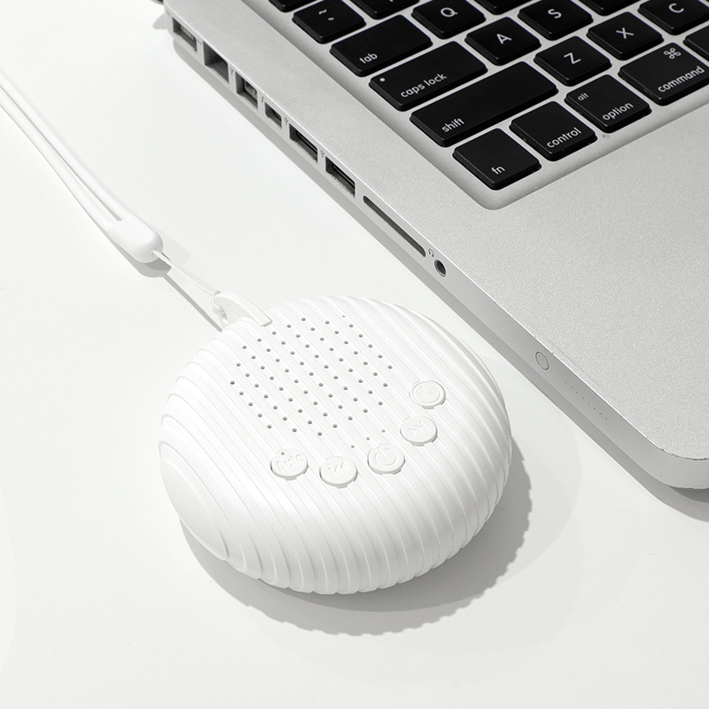 Baby sleep aid with white noise and LED light, with timer