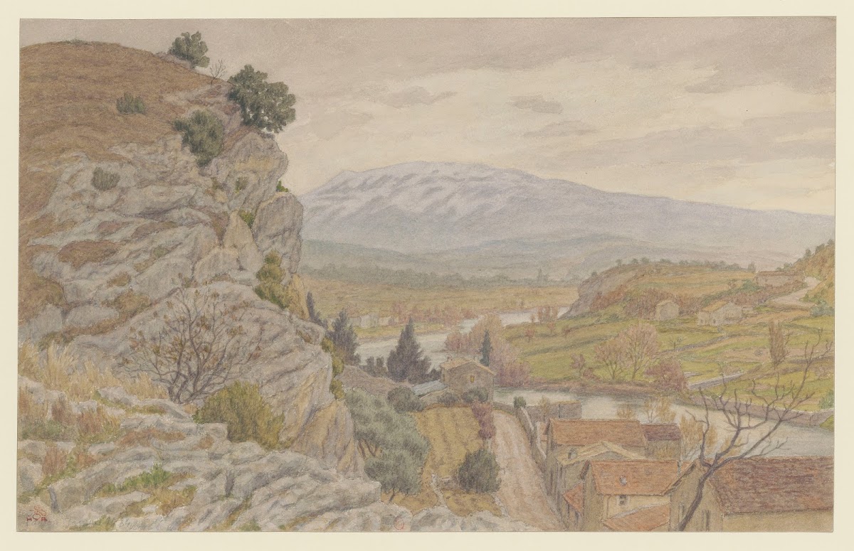Le Ventoux vu de Vaison 1934
