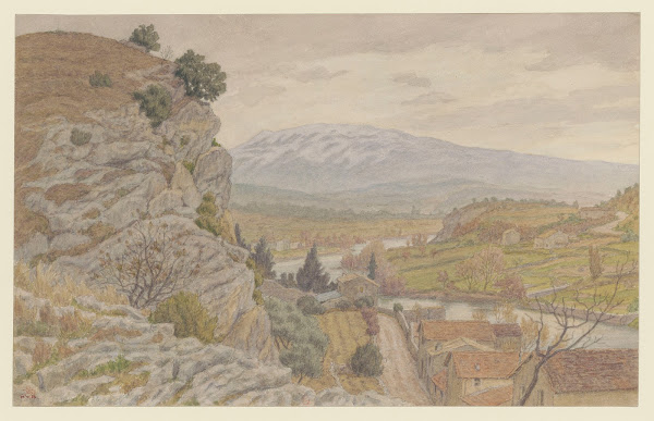 Le Ventoux vu de Vaison 1934
