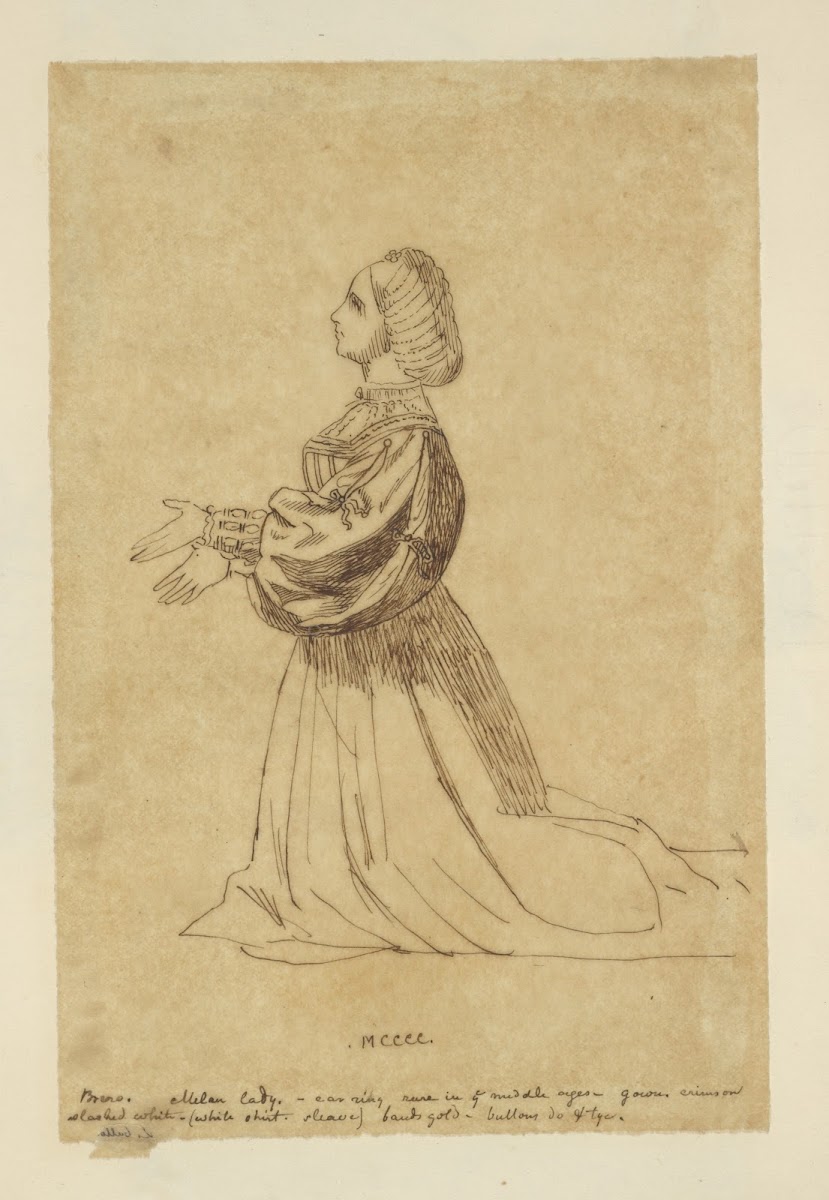 Woman kneeling MCCC 1840