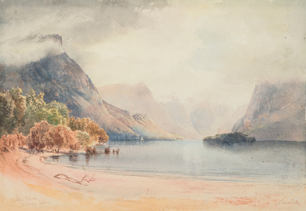 Middle Fiord Te Anau Lake 1866